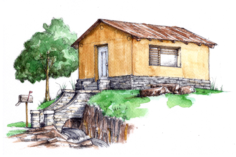 Tiny Cob House Plans - The Freeman | This Cob House