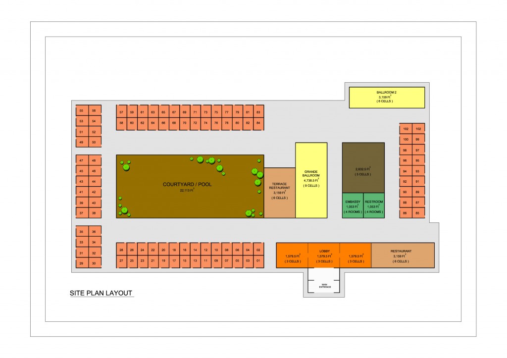 Cob Hotel - Site Plan