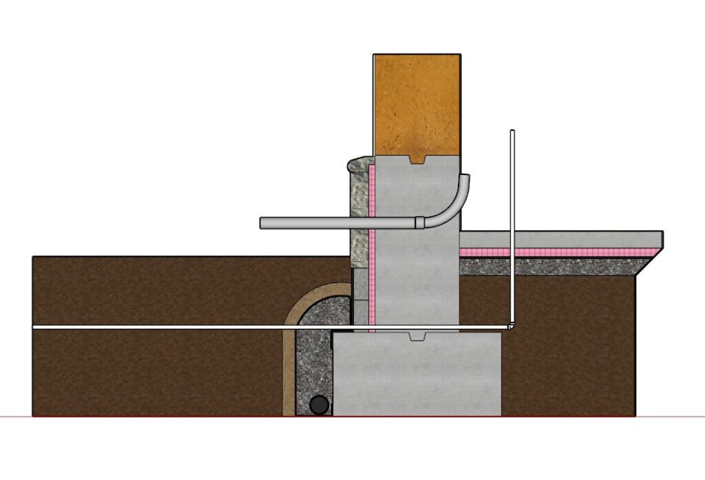 electrical plumbing cob house