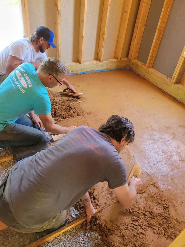 earthen floor workshop